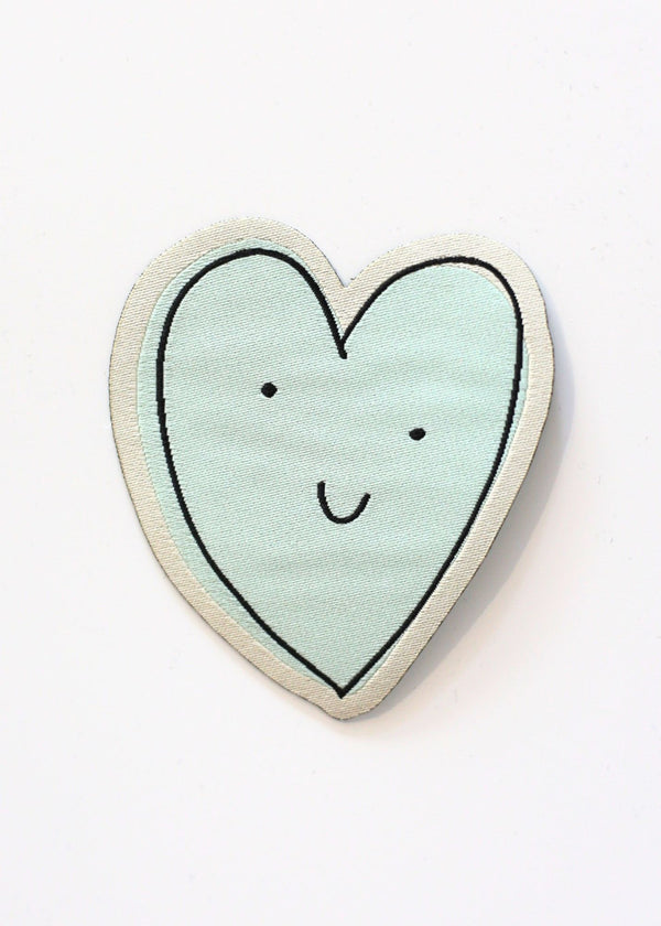 Smiley Heart Embroidery Patch