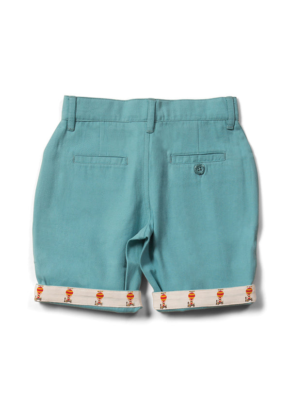 Blue Twill Sunshine Shorts