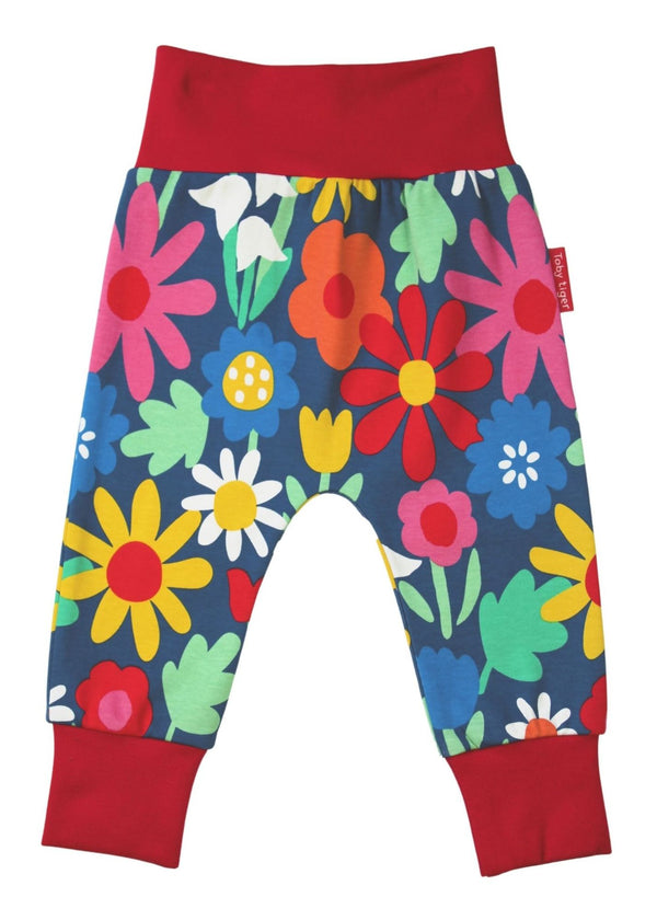 Organic Bold Floral Print Yoga Pant