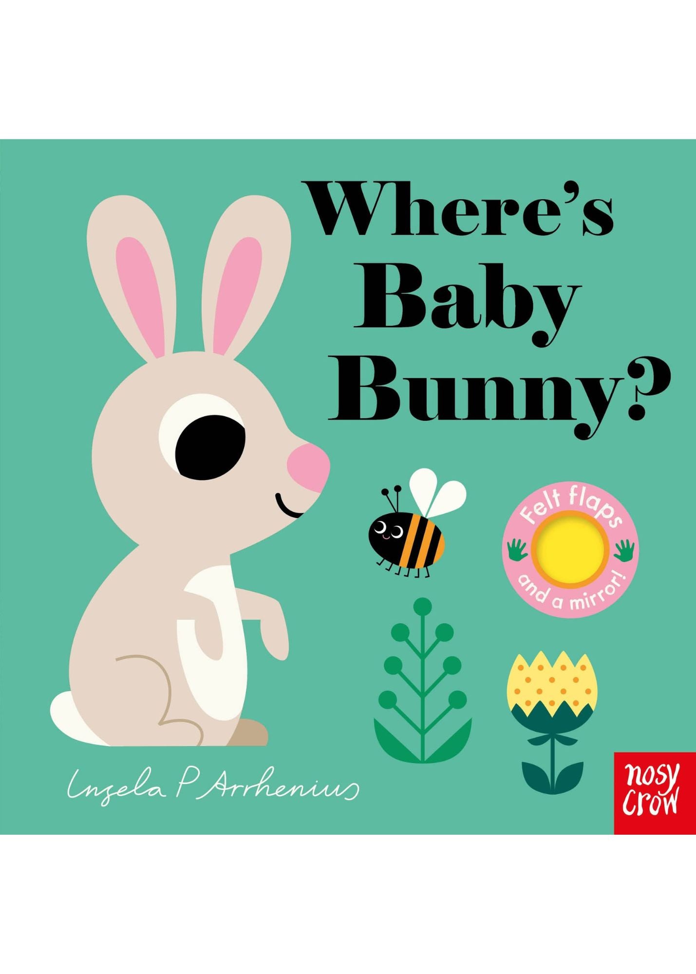Where's Baby Bunny Felt Flaps Board Book | Ages 0-3Y Fine Motor Skills ...