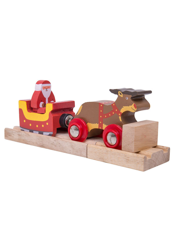 Santa Sleigh with Reindeer