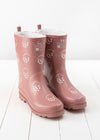 Adult Rose Green Colour-Changing Wellies