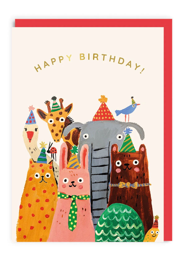 HBD Animals Birthday Card
