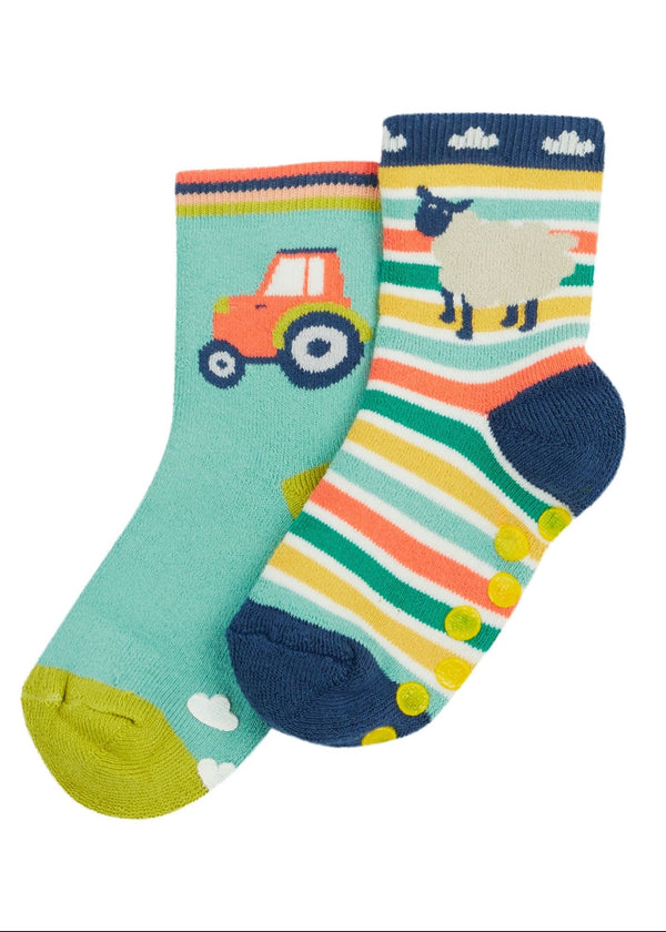 Grippy Socks 2 Pack: FARM MULTIPACK