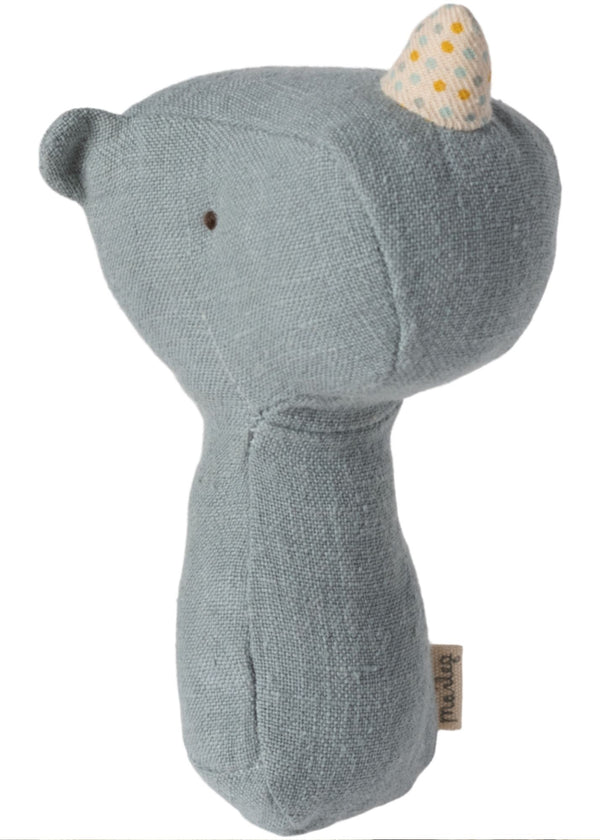 Lullaby Friends, Rhino Rattle - Dusty Blue