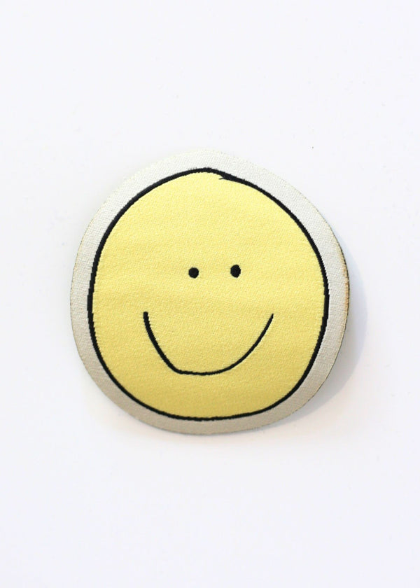 Smiley Face Embroidery Patch
