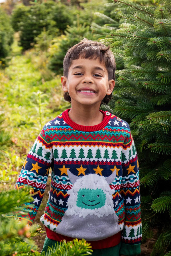 Forest Fairisle Jumper: Yeti Fair Isle