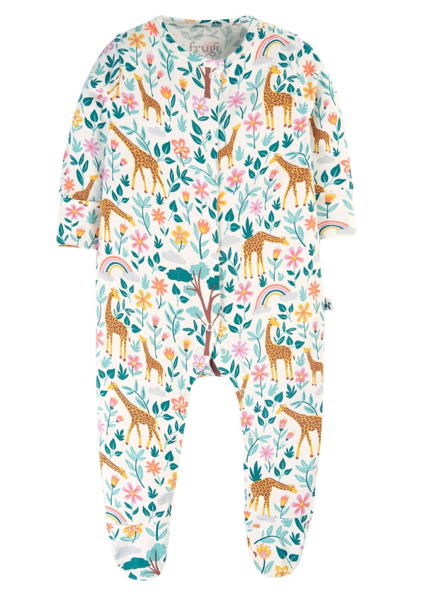 Lovely Babygrow: SOFT WHITE GIRAFFES