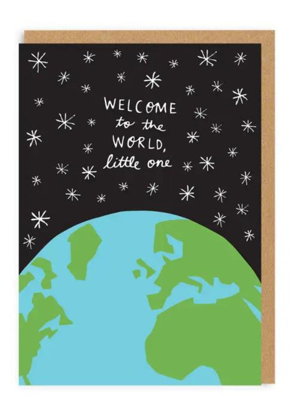 Welcome To the World Little One Greeting Card