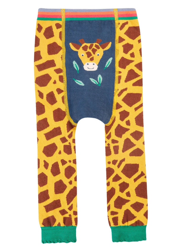 Little Knitted Leggings: GIRAFFE PRINT