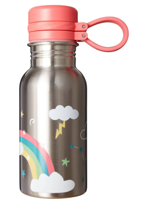 Splish Splash Steel Bottle- Rainbow Clouds