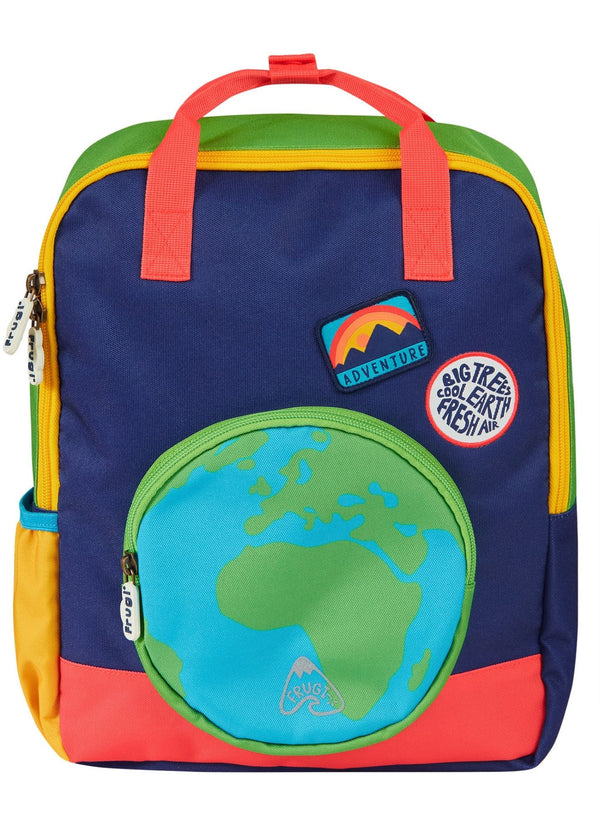 Ramble Rainbow Backpack- Navy Blue/Earth