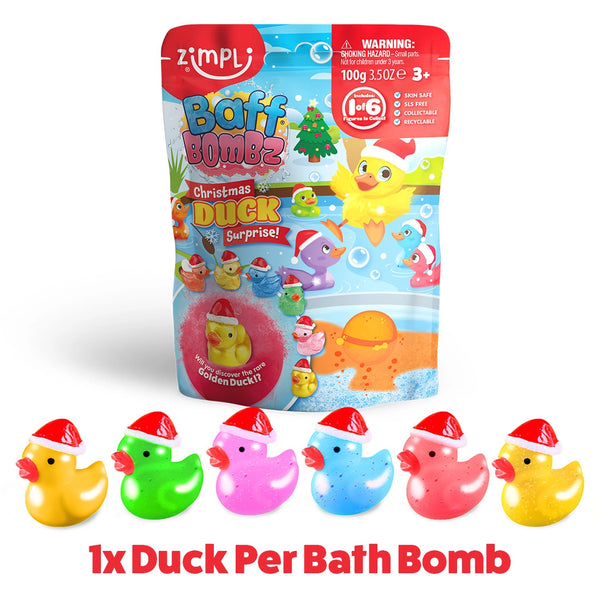 Zimpli Baff Bombz Surprise - Christmas Ducks