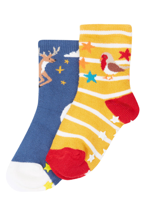 Grippy Socks 2 Pack: Festive Pals Multipack