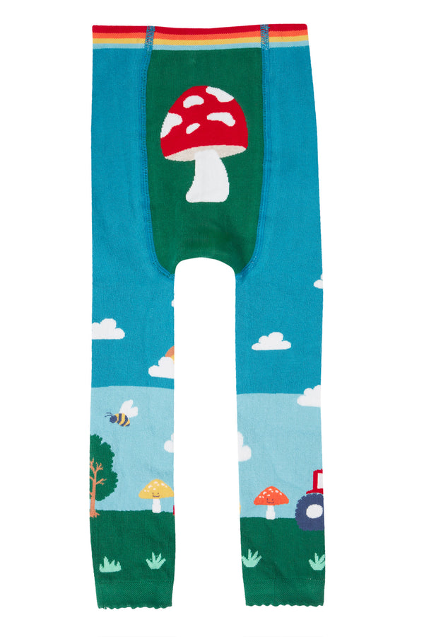 Little Knitted Leggings: Fun-Guys Farm
