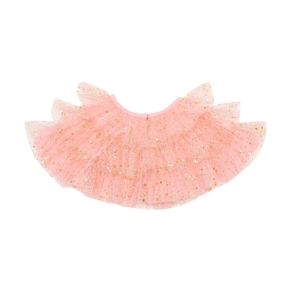 Coral Sparkle Layer Cape