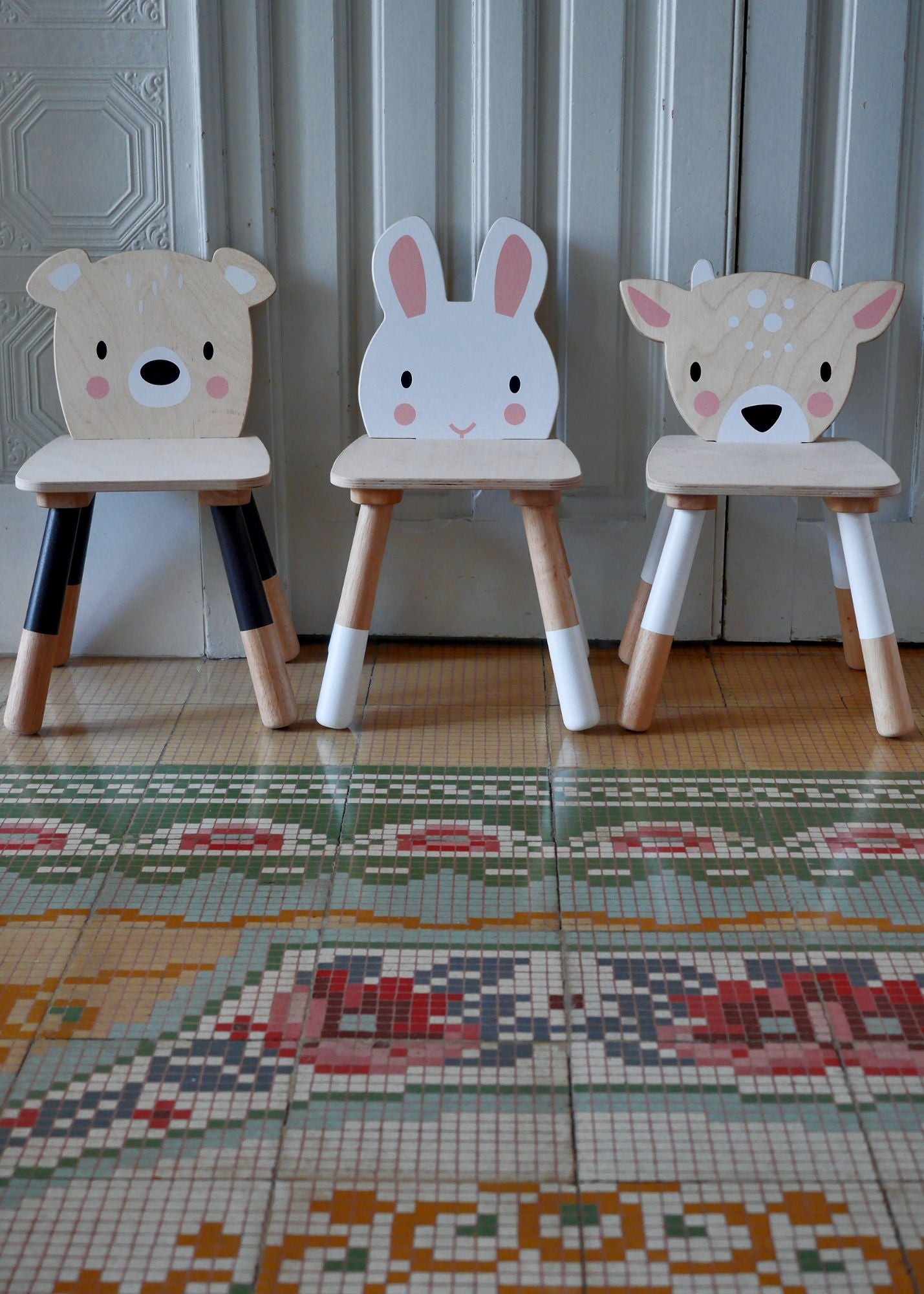 Forest Rabbit Chair | Upcycled Wood | 3Y+ Sustainable Nursery Decor ...
