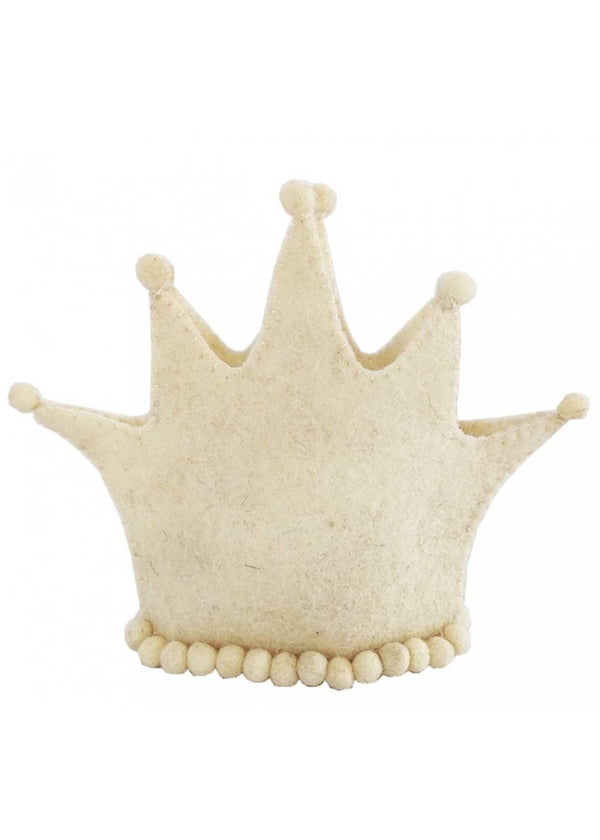 Dress Up Felt Crown - Cream
