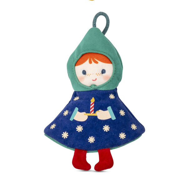 Christmas Decoration - Reversible Glow-in-the-Dark Fabric Elf Titti
