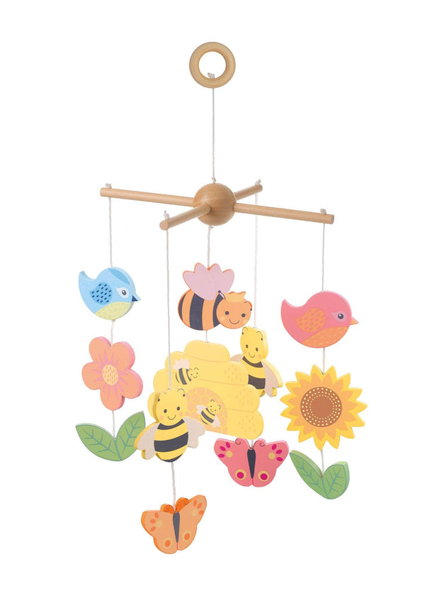 Spring Garden Wooden Mobile