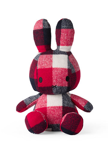 Miffy Blue and Red Check - 33cm - 13"