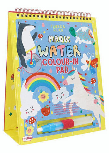 MAGIC COLOUR CHANGING WATERCARD EASEL AND PEN - RAINBOW
