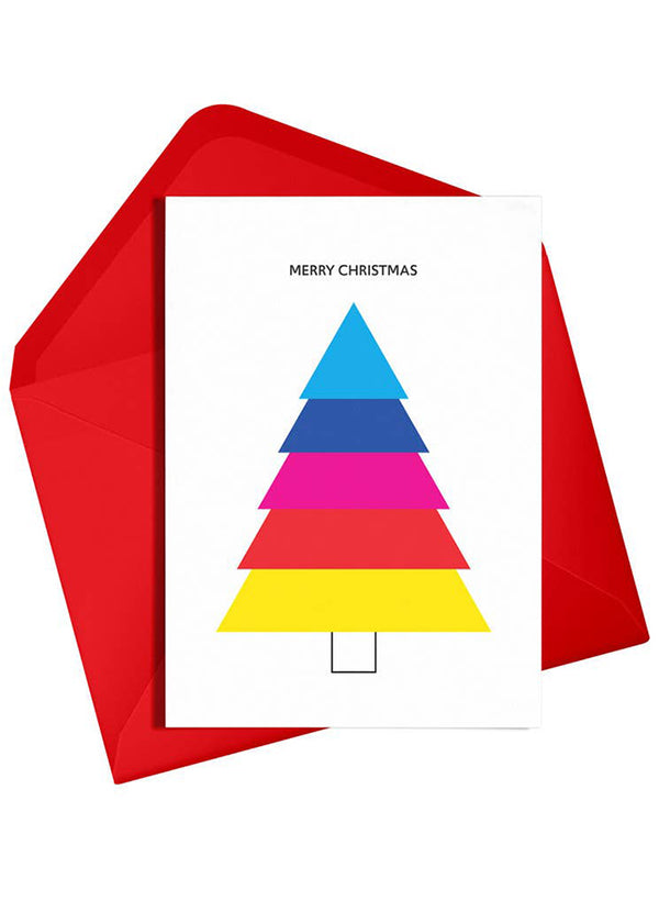 Merry Christmas Card | Colourful Rainbow | Seasonal | Pride