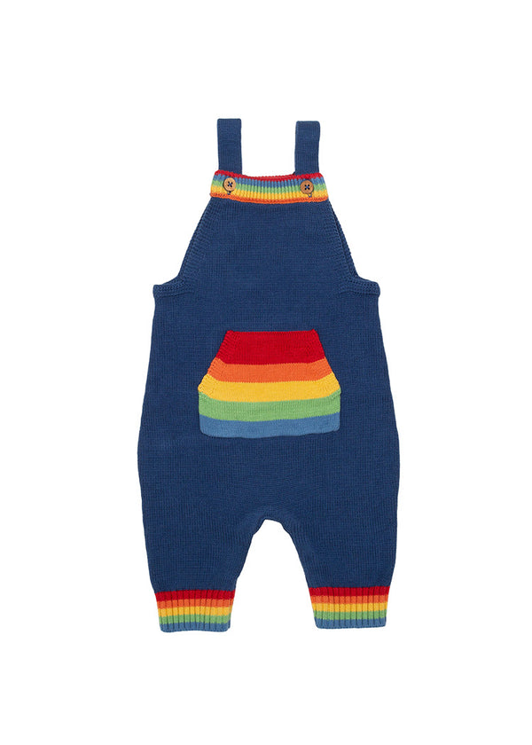 Rainbow Knit Dungarees
