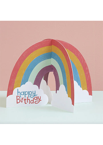 Happy Birthday Card - Rainbow